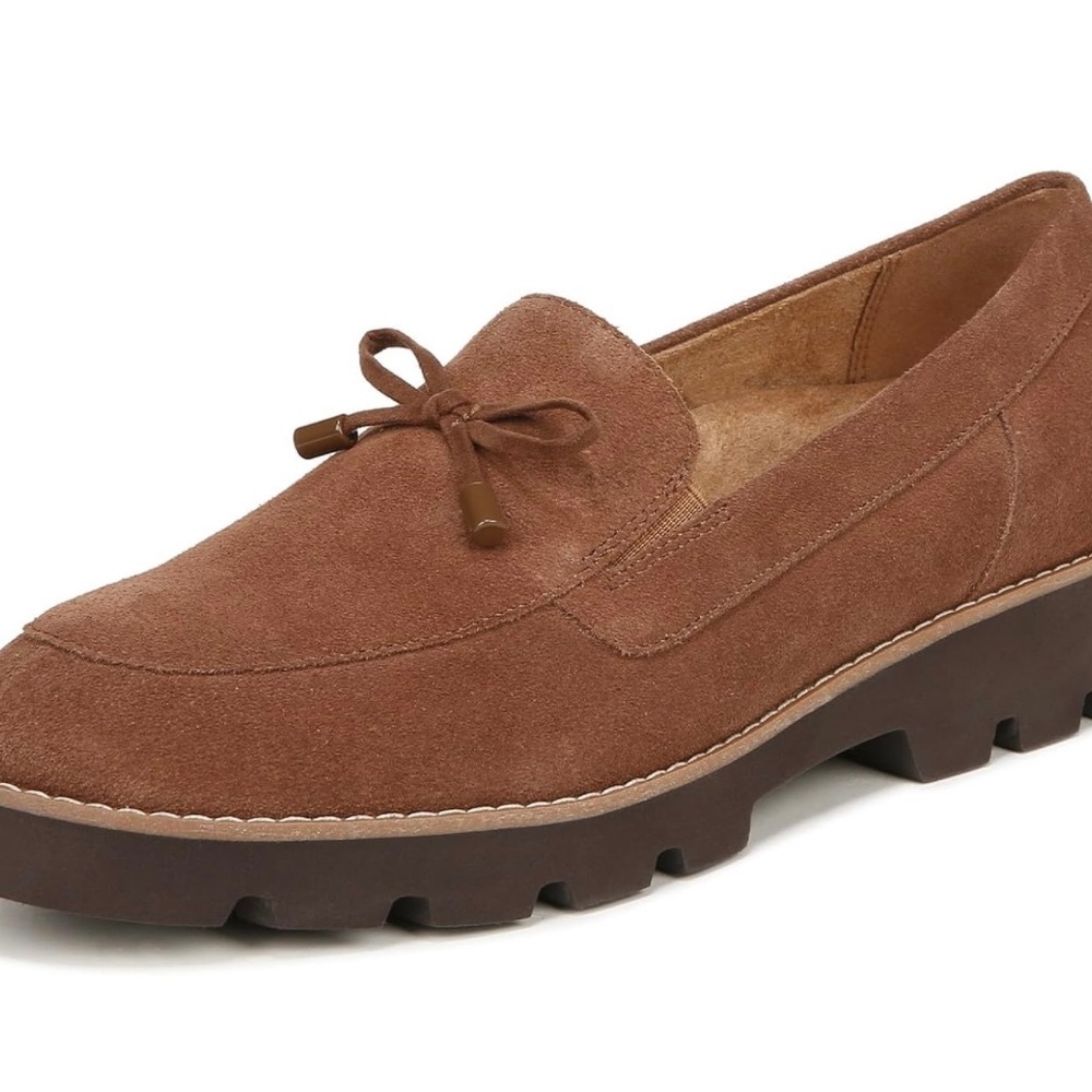 Vionic Brown Suede Loafers